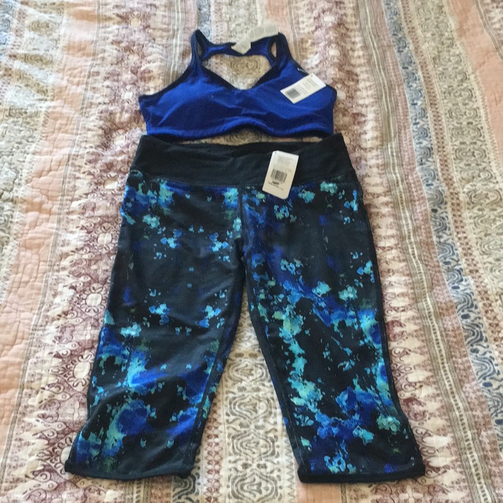 Fabletics // sports bra and crops